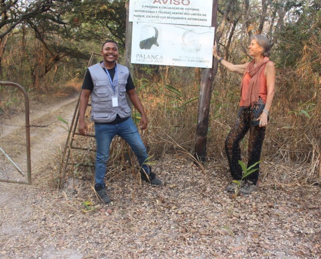 Safari no Parque Nacional de Cangandala: Palanca Negra Gigante